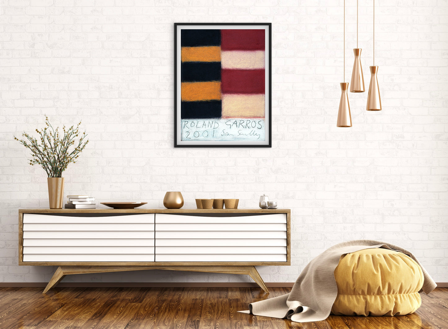 Affiche Tennis Roland Garros 2001