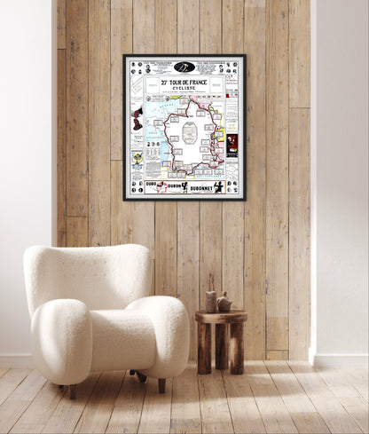Affiche 27e Tour de France Cycliste