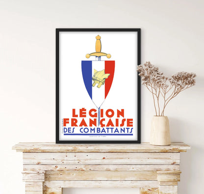 Affiche Légion Française des combattants affichevintagefrance