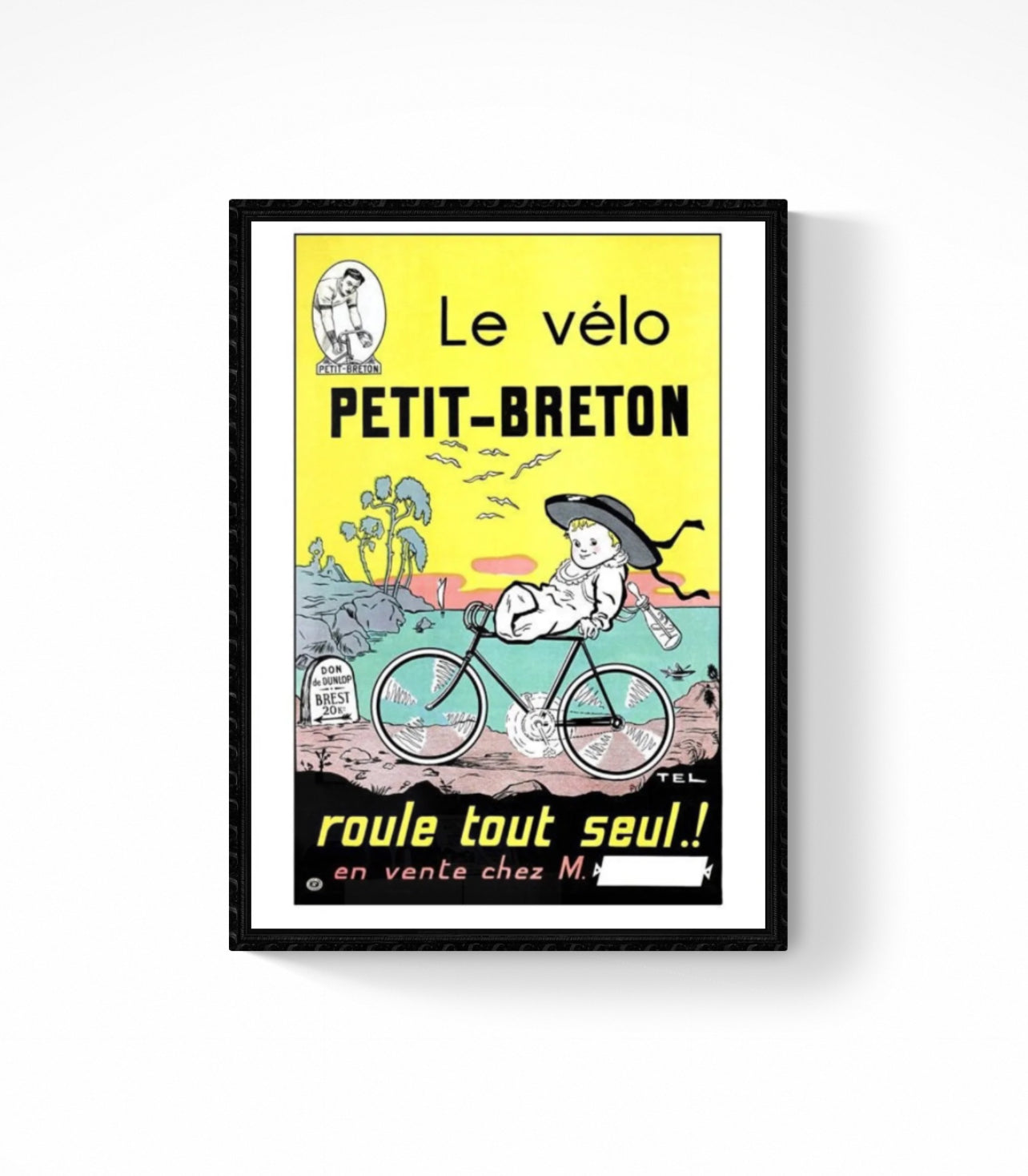 Affiche le petit vélo Breton