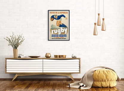 Affiche Rugby affichevintagefrance
