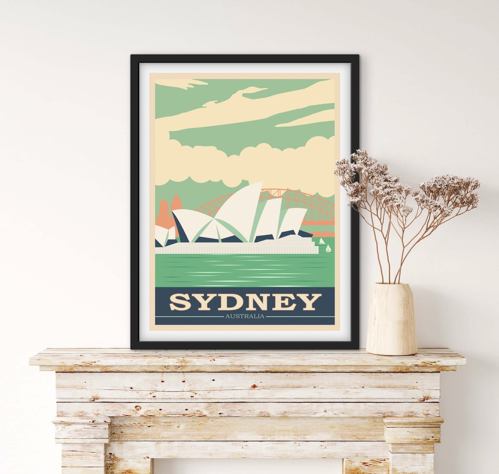 Affiche Sydney Australie affichevintagefrance