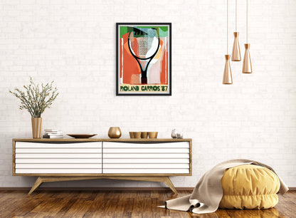 Affiche Tennis Roland Garros 1987