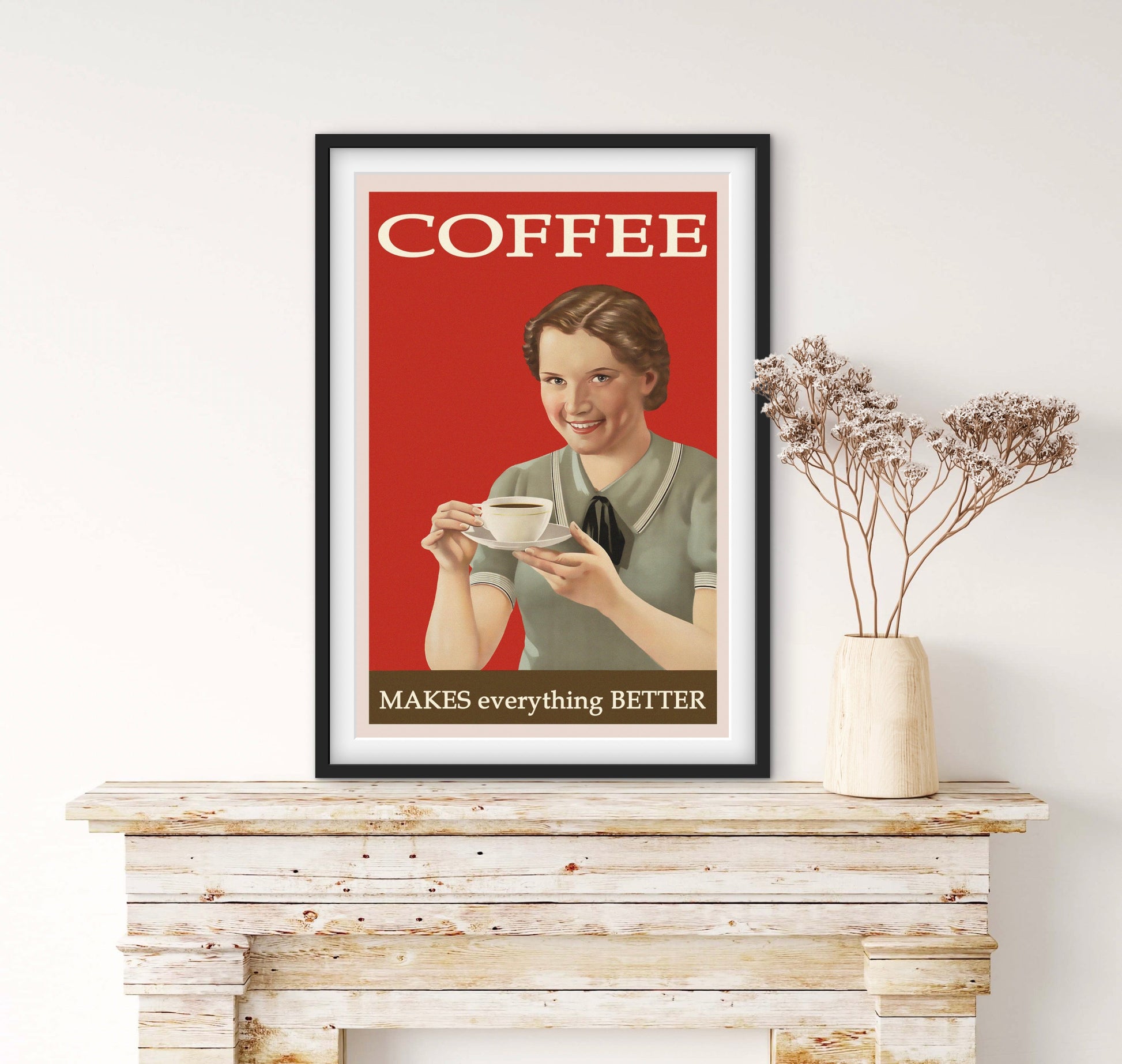 Affiche Café « Coffee » affichevintagefrance