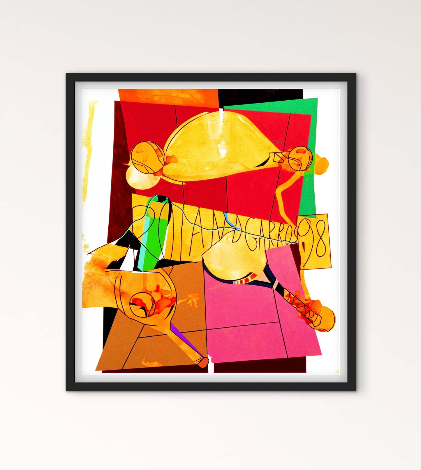 Affiche Tennis Roland Garros 1998