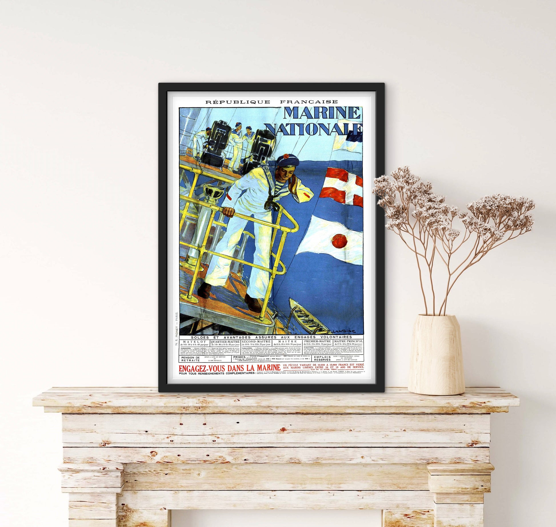 Affiche Marine Nationale affichevintagefrance