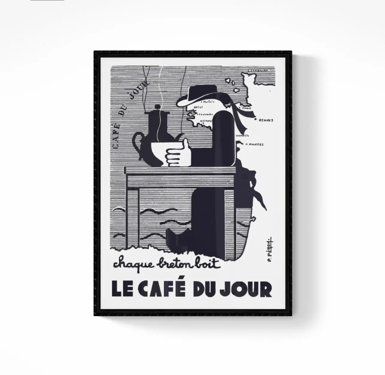 Affiche Breton Café affichevintagefrance