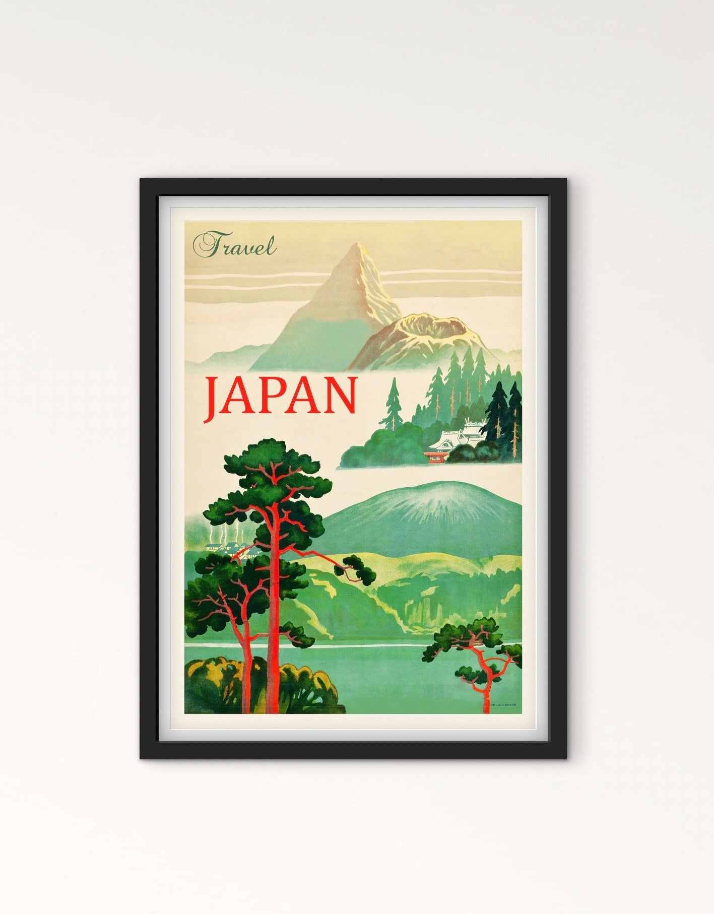 Affiche Japon voyage affichevintagefrance