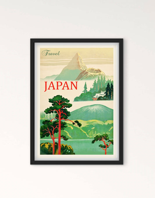 Affiche Japon voyage affichevintagefrance