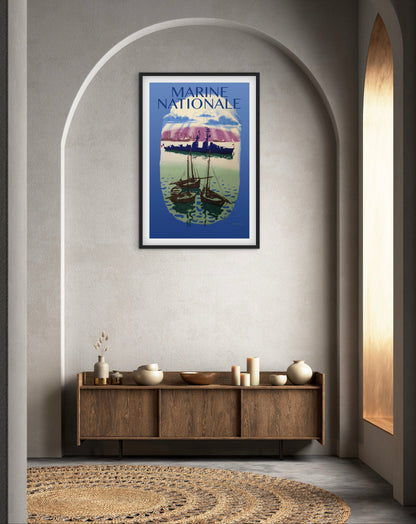 Affiche Marine Nationale affichevintagefrance