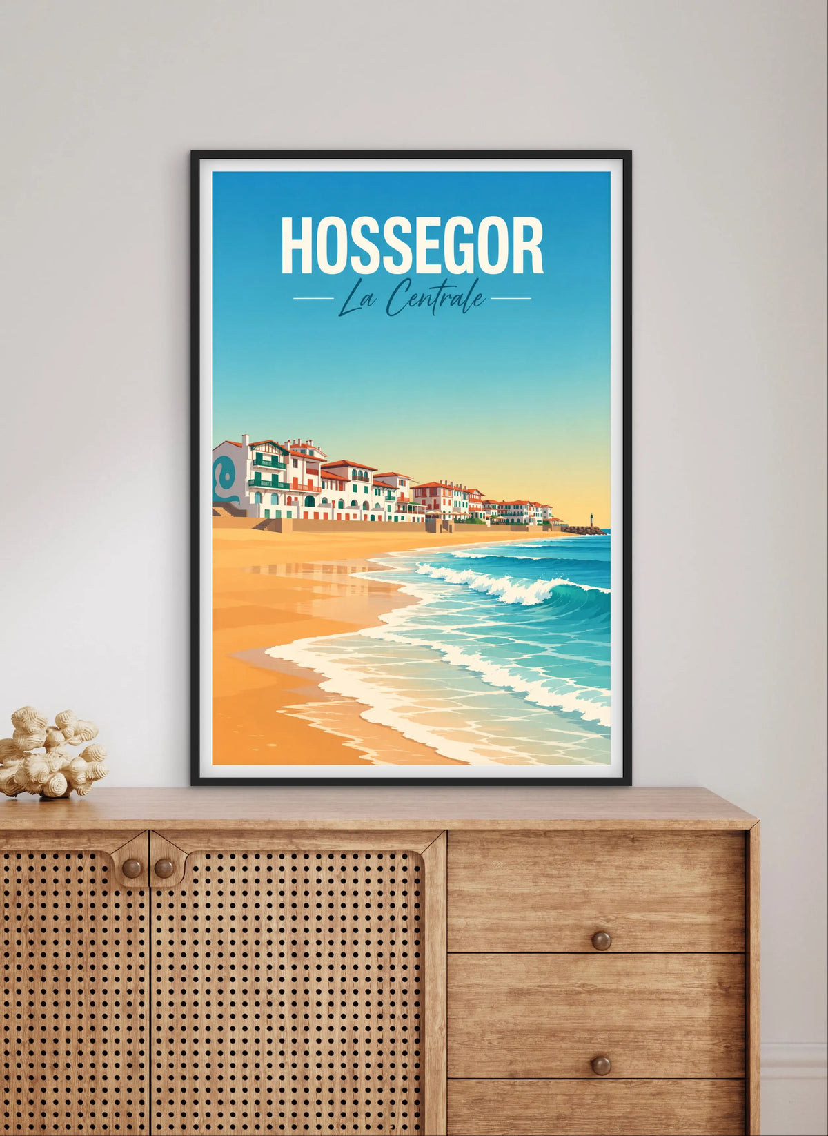 Affiche Hossegor Landes affichevintagefrance