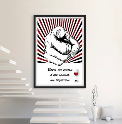 Affiche Vin