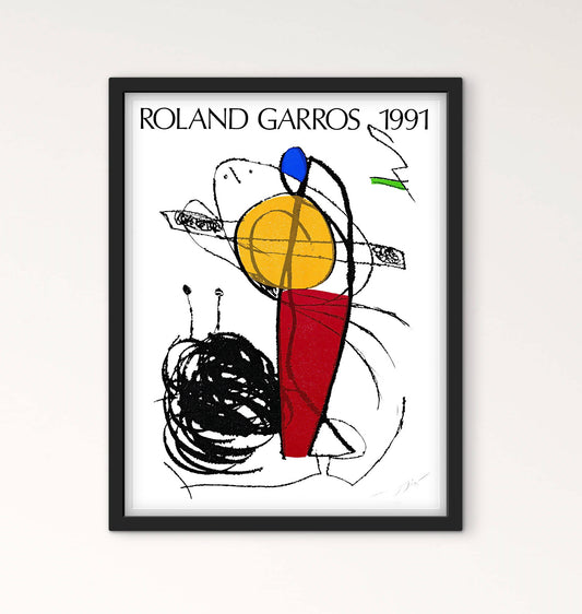 Affiche Tennis Roland Garros 1991