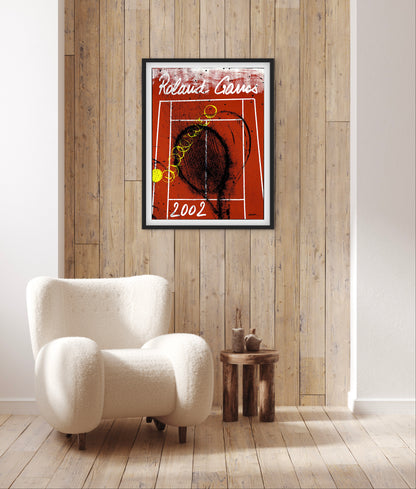 Affiche Tennis Roland Garros 2002