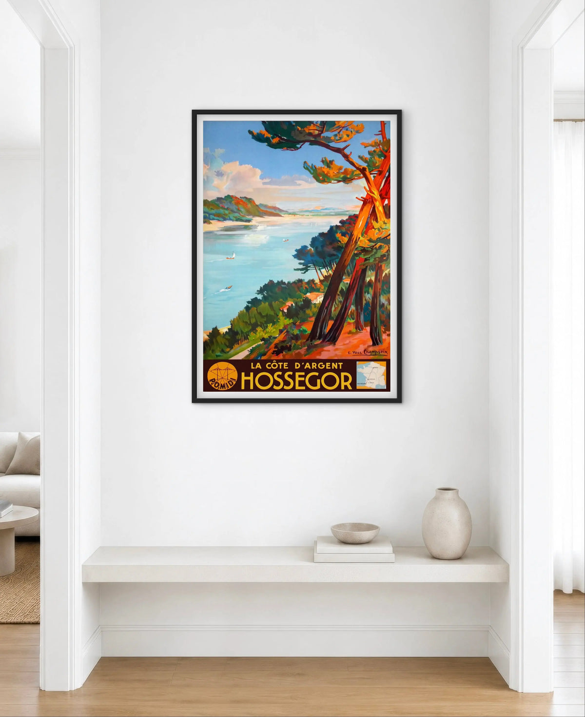 Affiche Hossegor Landes affichevintagefrance
