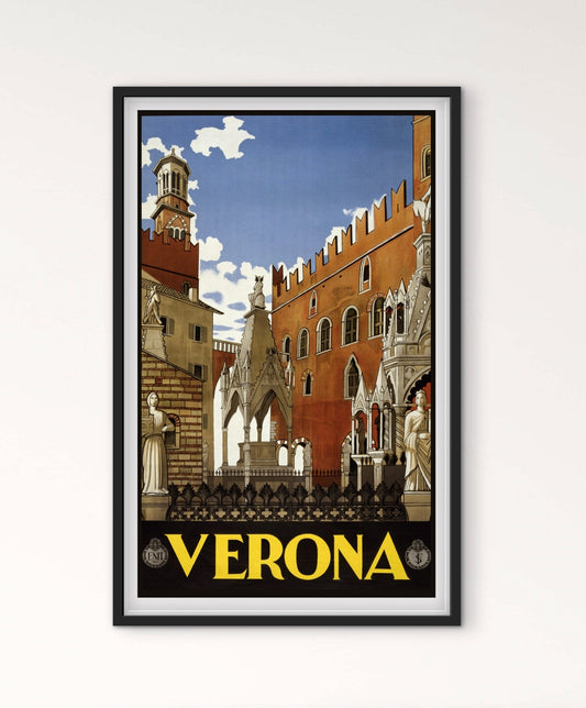 Affiche Vérone Italie affichevintagefrance