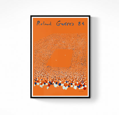 Affiche Tennis Roland Garros 1984