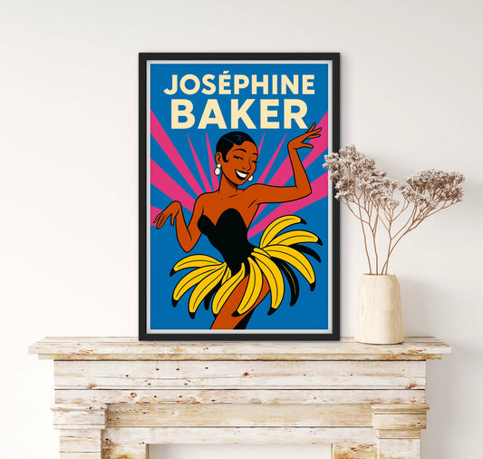 Affiche Joséphine Baker affichevintagefrance