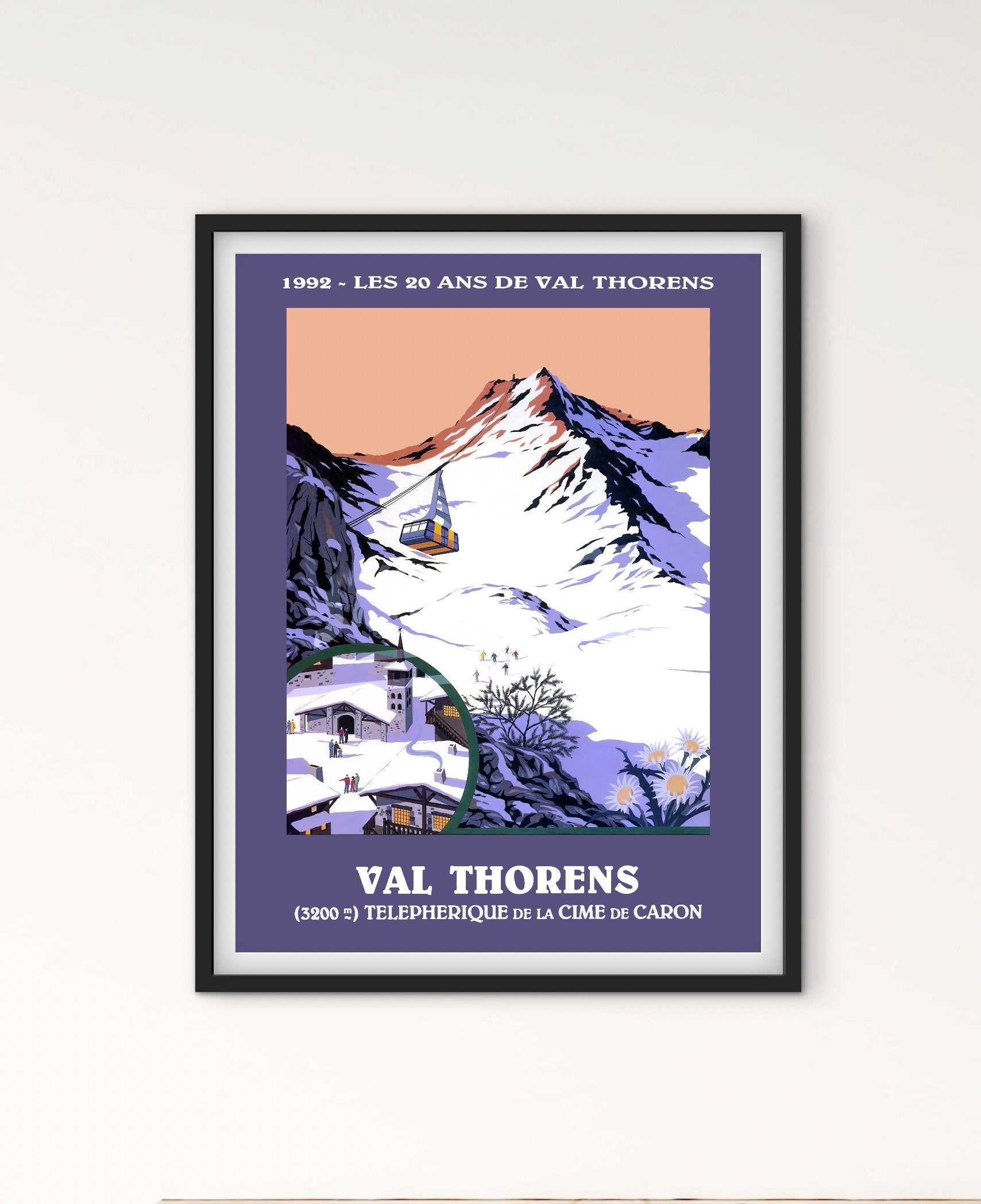 Affiche Val Thorens affichevintagefrance