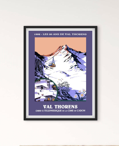 Affiche Val Thorens affichevintagefrance