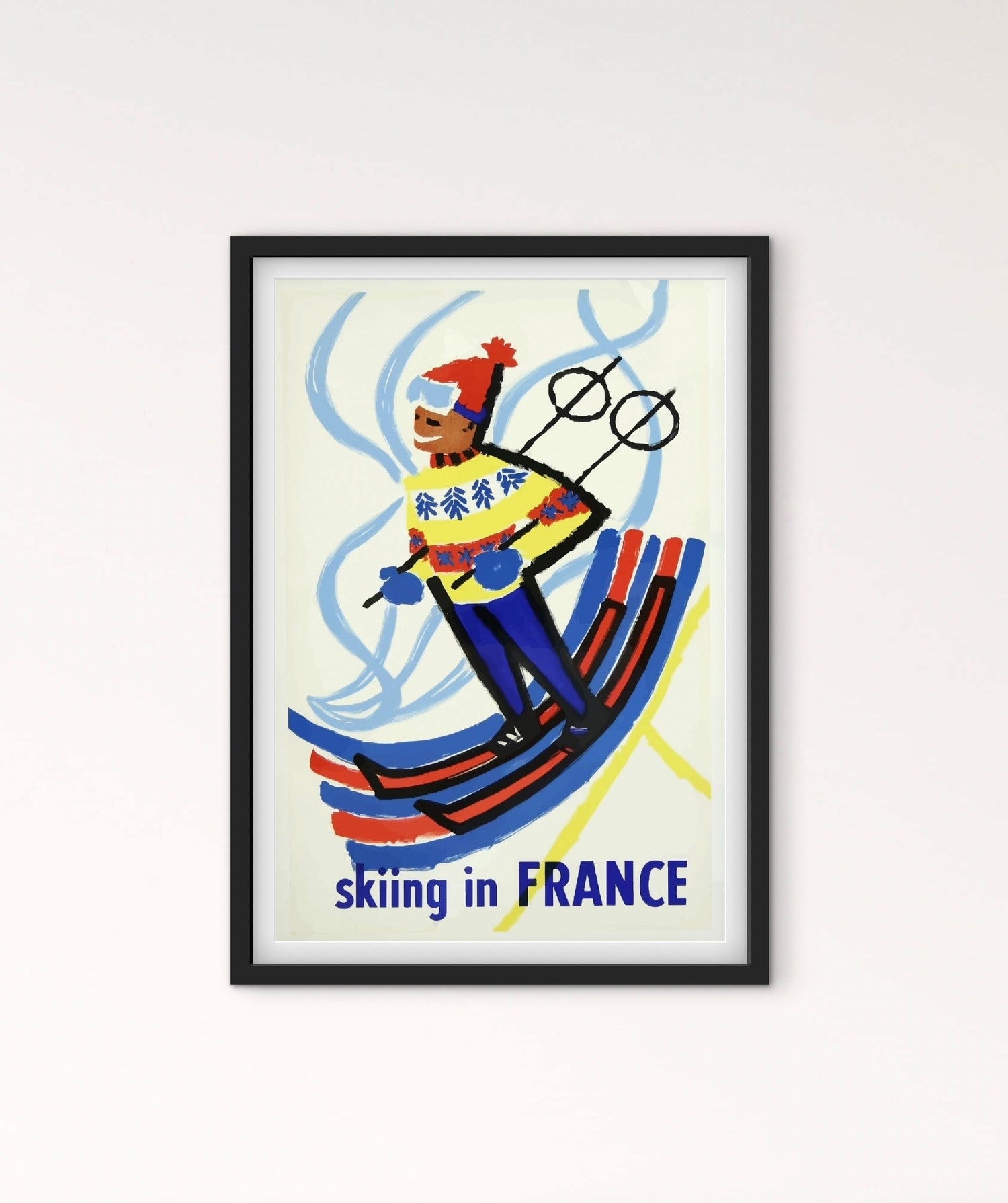 Affiche Ski France affichevintagefrance