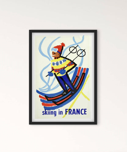 Affiche Ski France affichevintagefrance