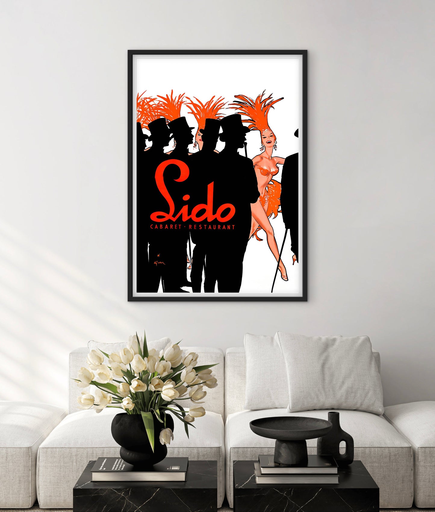 Affiche Lido Cabaret Restaurant théâtre spectacle Paris affichevintagefrance
