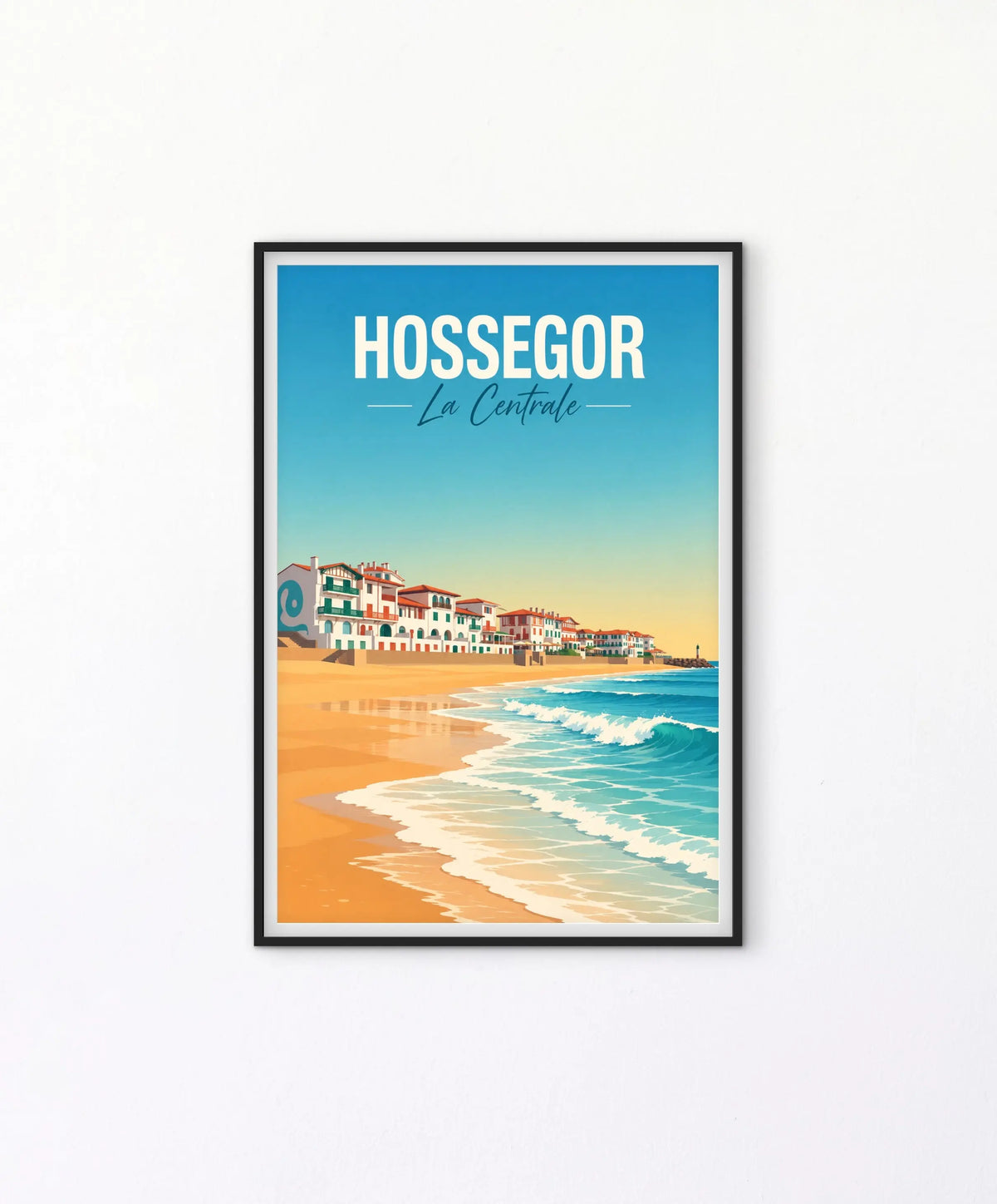 Affiche Hossegor Landes affichevintagefrance
