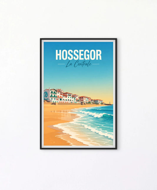 Affiche Hossegor Landes affichevintagefrance