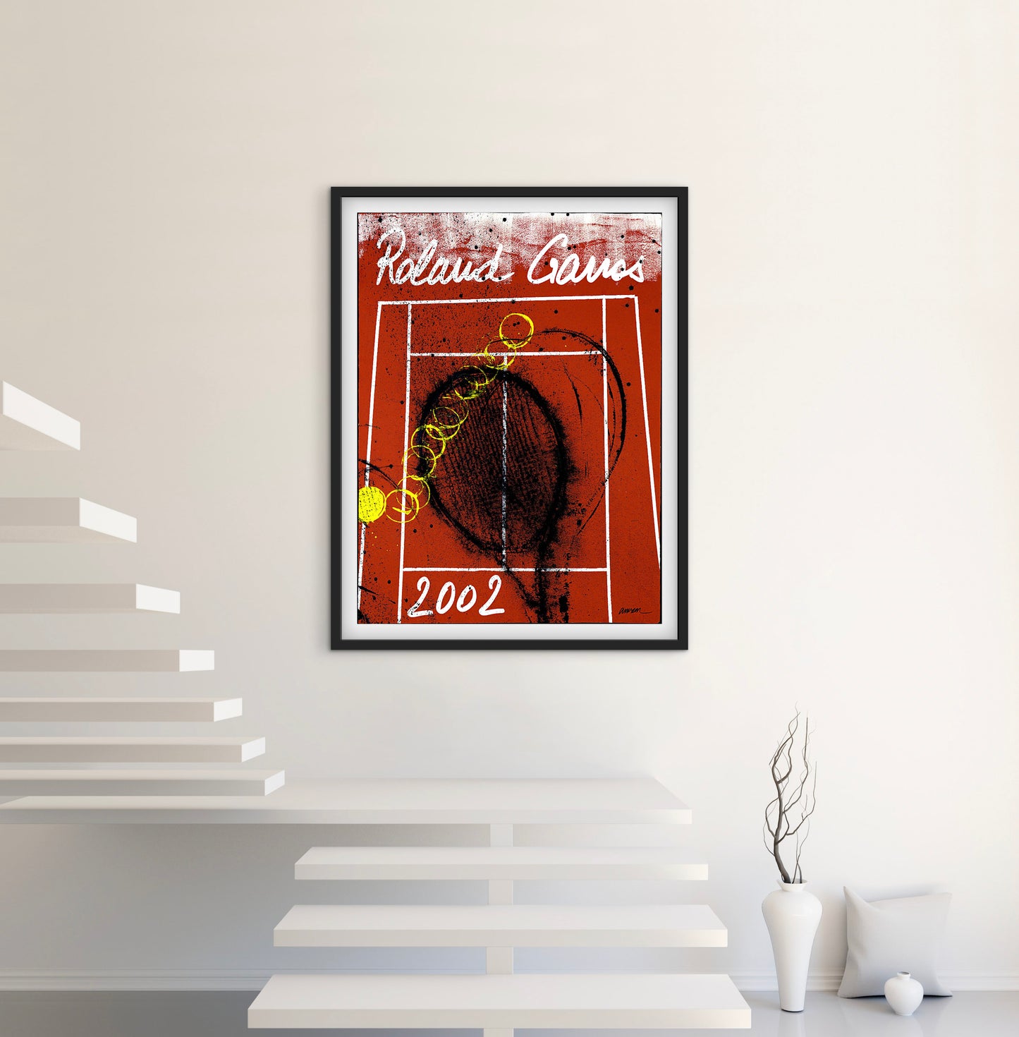 Affiche Tennis Roland Garros 2002