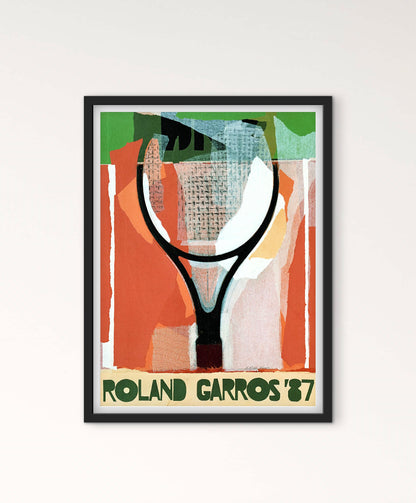 Affiche Tennis Roland Garros 1987