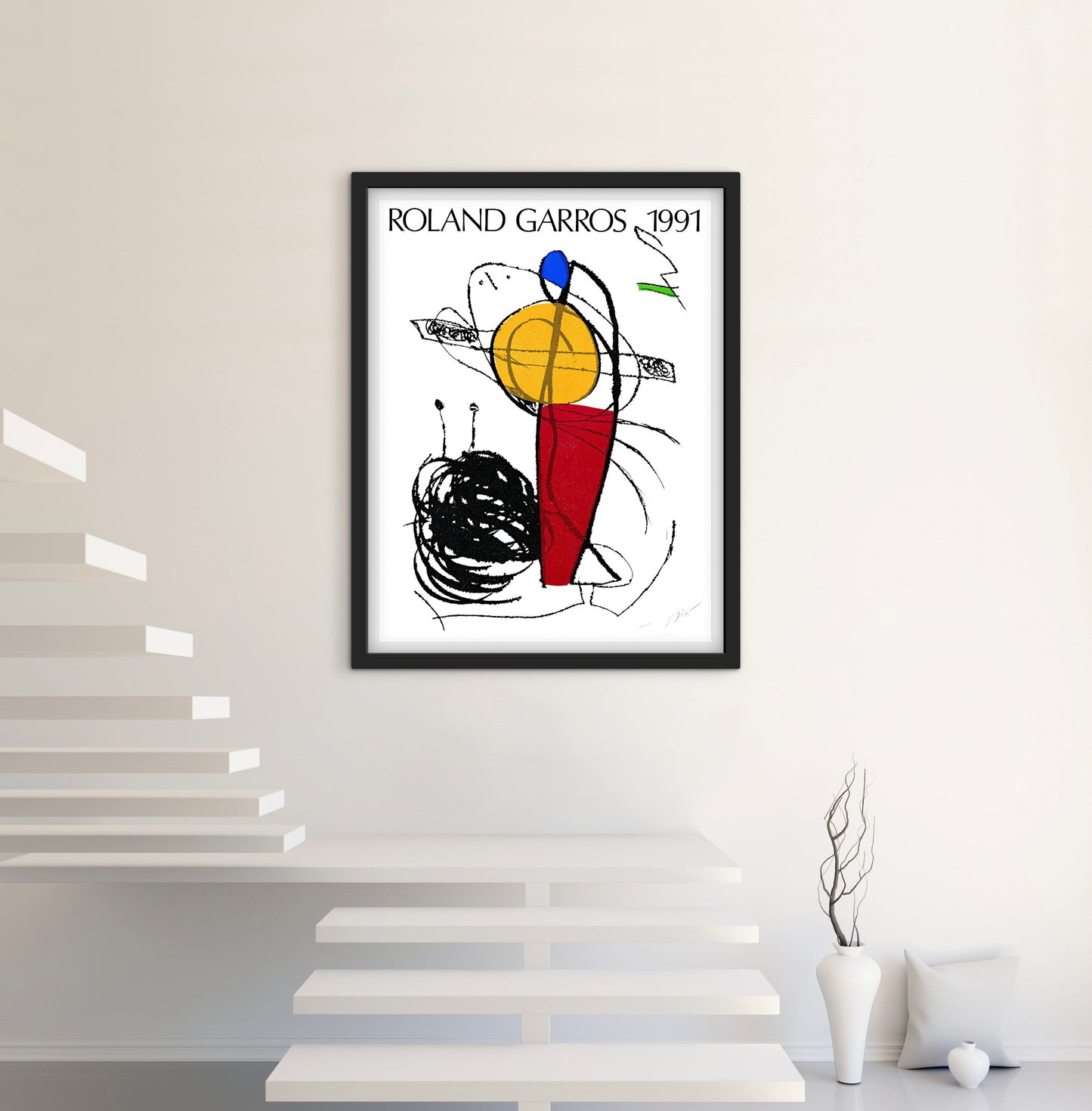 Affiche Tennis Roland Garros 1991