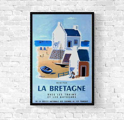 Affiche Bretagne affichevintagefrance