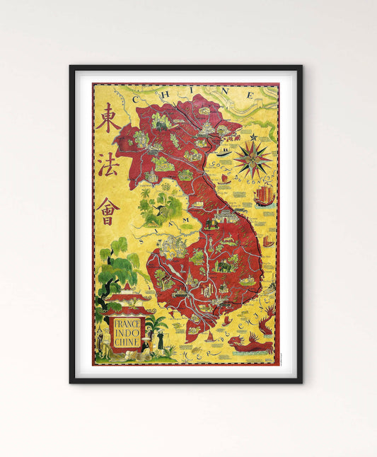Affiche Chine France indochine