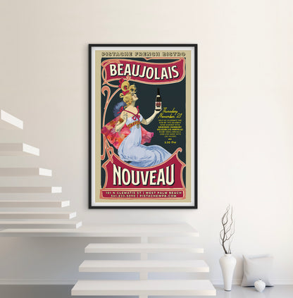 Affiche Vin Beaujolais