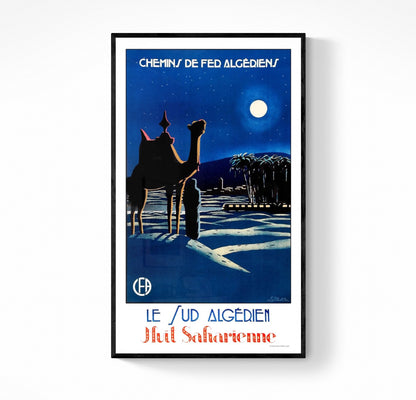 Affiche Le sud Algérien