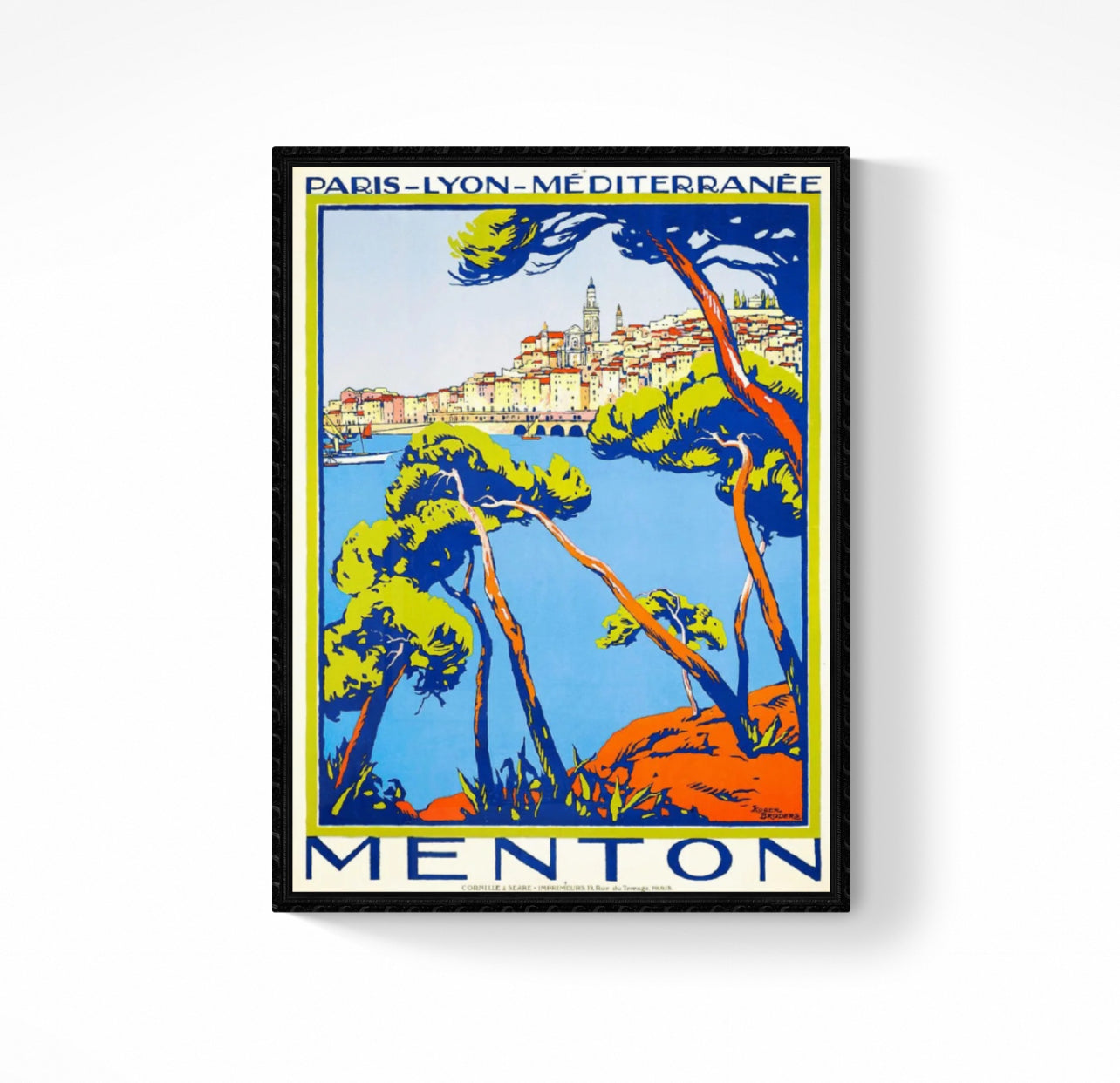 Affiche Menton PLM