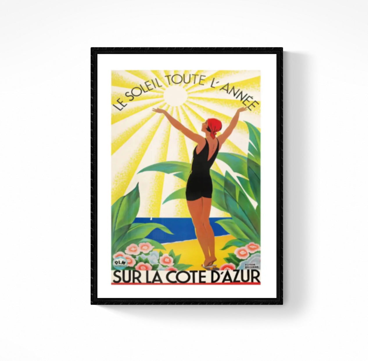 Affiche Côte d’Azur