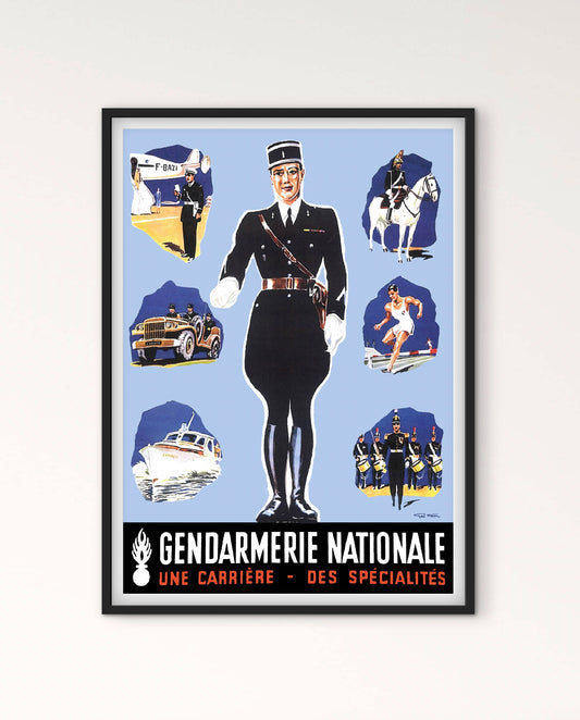 Affiche Gendarmerie Nationale
