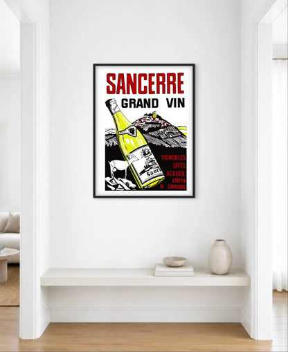 Affiche Sancerre Grand Vin affichevintagefrance