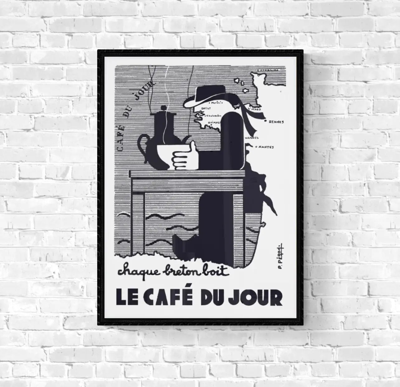 Affiche Breton Café affichevintagefrance