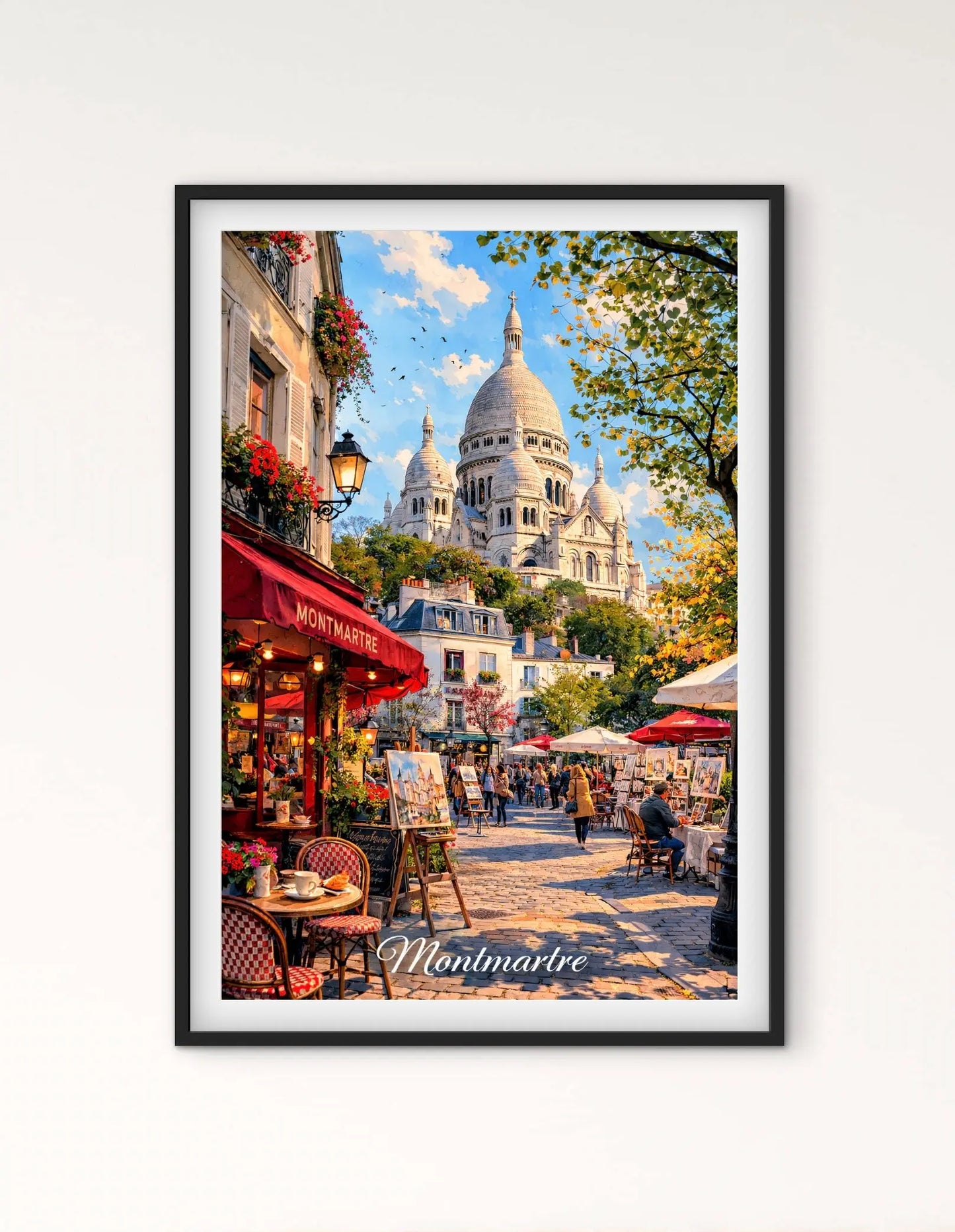 Affiche Paris Montmartre affichevintagefrance