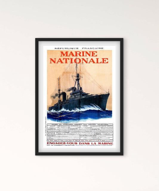 Affiche Marine Nationale affichevintagefrance