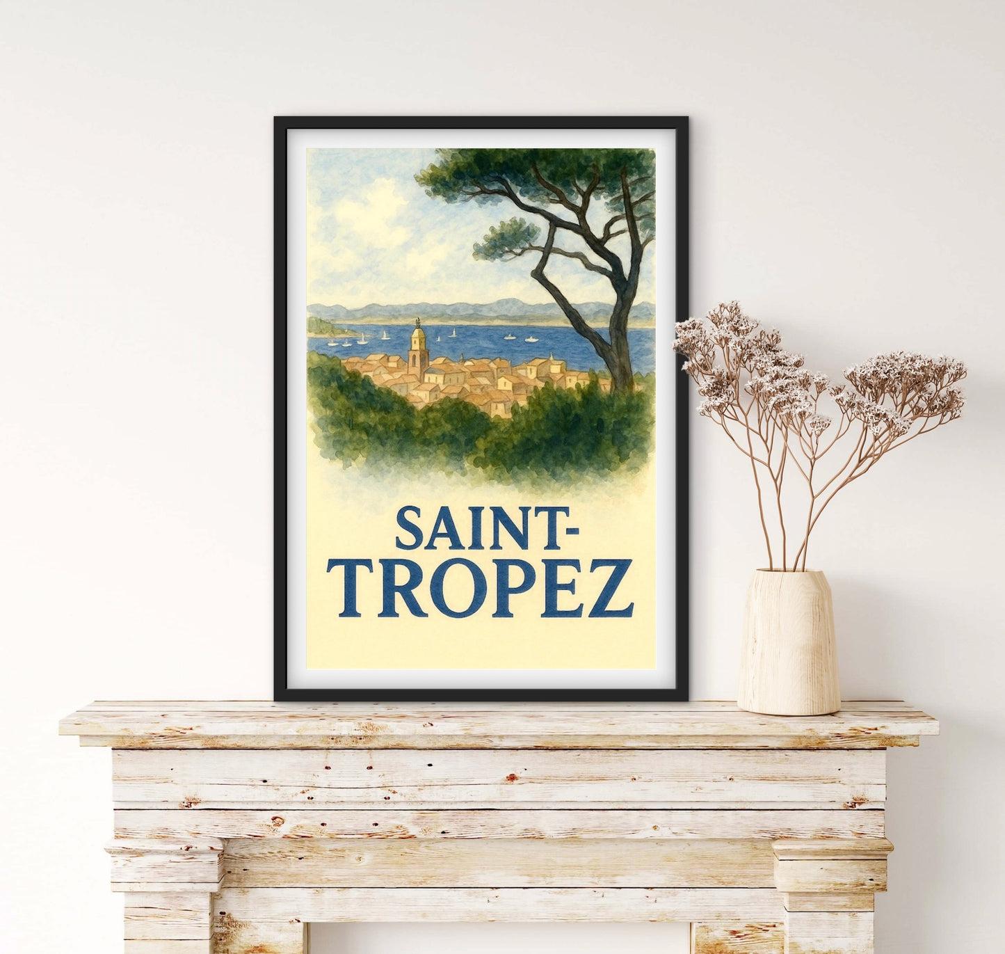 Affiche Saint Tropez affichevintagefrance