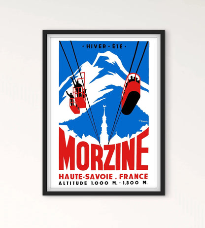 Affiche Morzine Ski affichevintagefrance