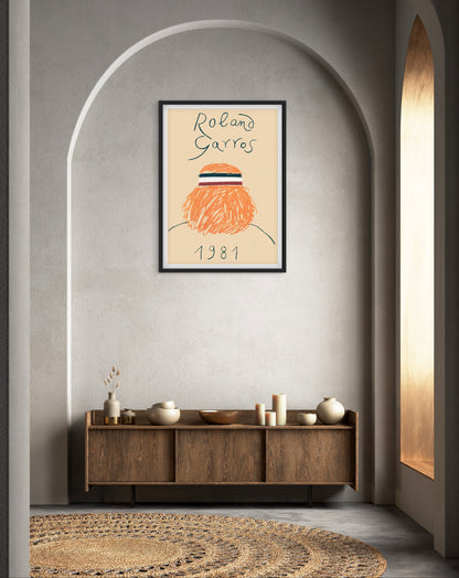 Affiche Tennis Roland Garros 1981