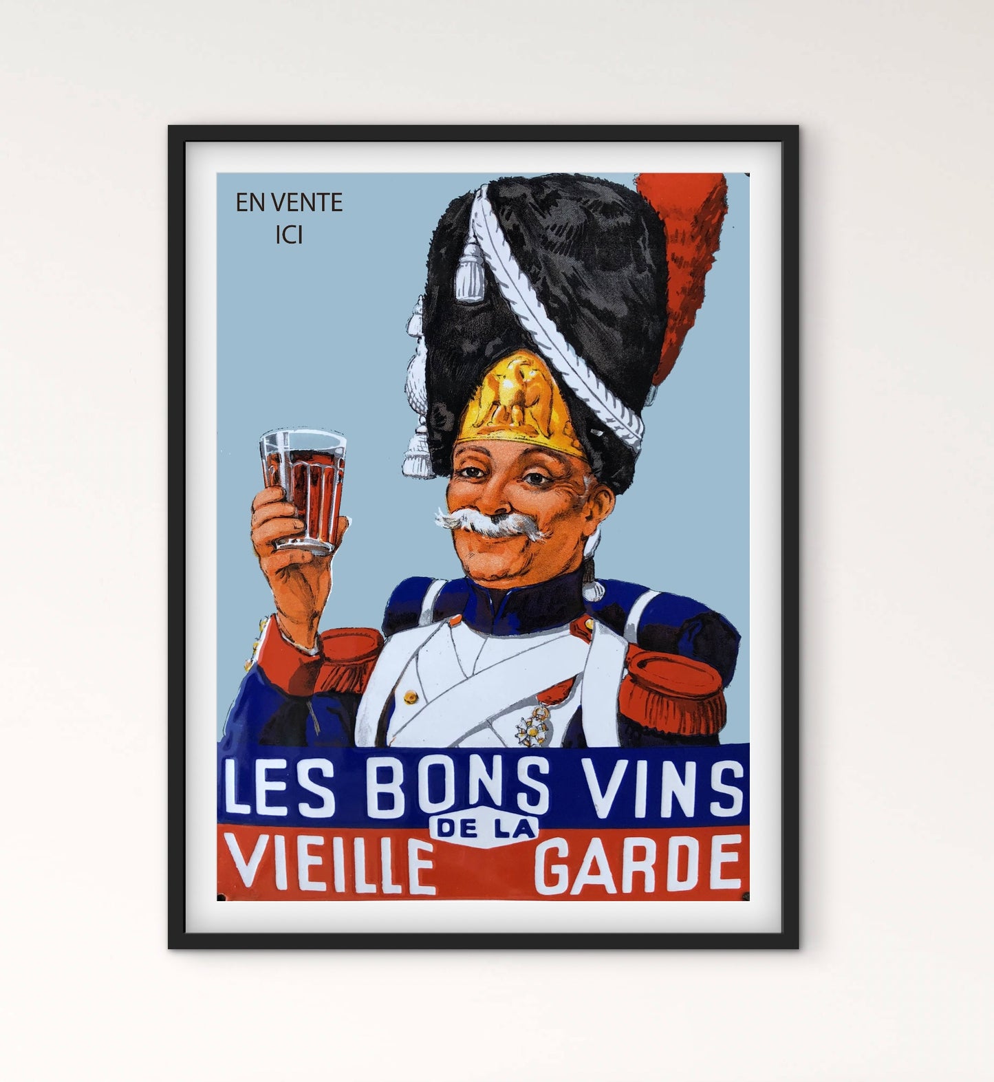 Affiche le bons vins de la vieille garde