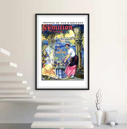 Affiche St Emilion et ses Vins Gironde