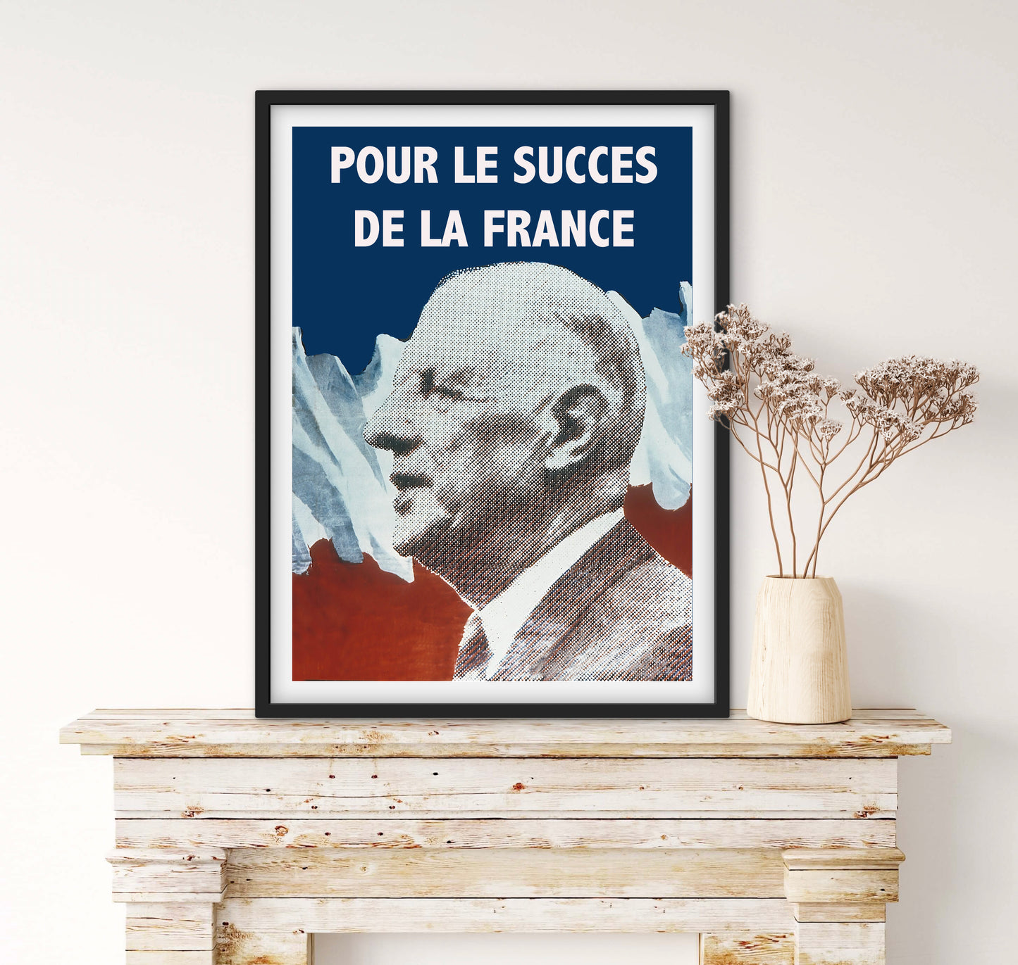 Affiche Général Charles de Gaulle « Pour le succès de la France »