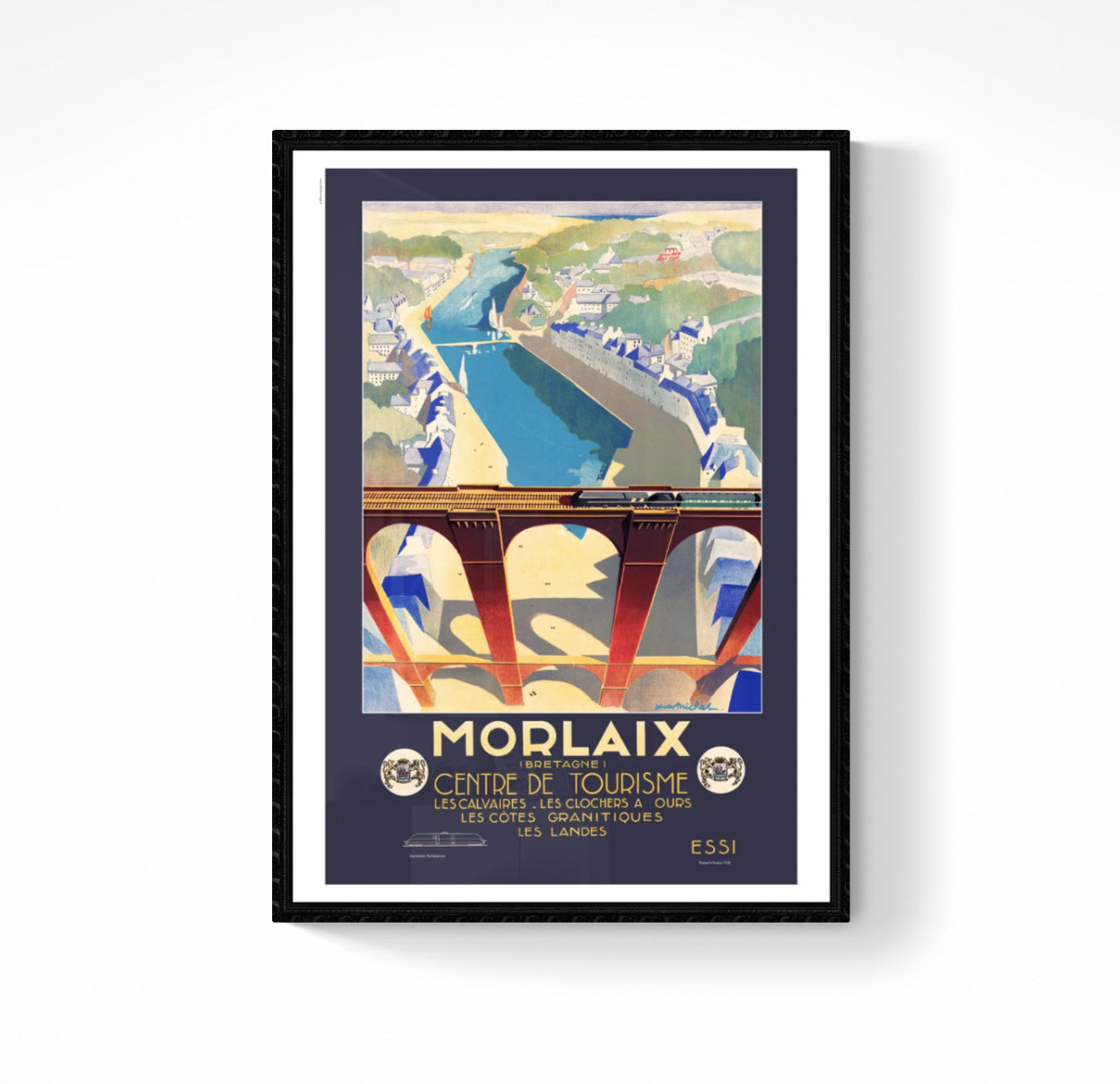 Affiche Morlaix Bretagne